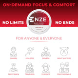 NZE Caffeine Free Nootropic Pouches (Black Cherry) - Nootropic Pouches with Alpha GPC, L-Tyrosine & L-Theanine - No Sugar or Artificial Sweeteners - 15 Pouches Per Can - 5 Pack