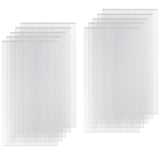 Sinimaka 10 Pack Polycarbonate Greenhouse Panels, 8' x 4' x 0.24'' Twin-Wall Polycarbonate Sheets, All Weather Clear Roof Panels Greenhouse Replacement Panels
