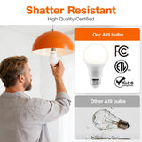 Sylvania ECO LED Light Bulb, A19 60W Equivalent, Efficient 9W, 7 Year, 750 Lumens, 2700K, Non-Dimmable, Frosted, Soft White - 8 Pack (40821)