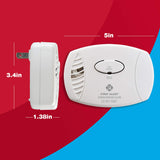 First Alert CO606, Plug-In Carbon Monoxide (CO) Detector, Hardwired Alarm with Battery Backup, 3-Pack