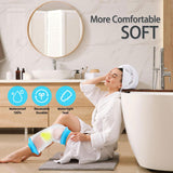 Divvsck Waterproof Knee Cast Cover for Shower, Watertight Cast Bag, Reusable, Shower Protector for Knee Replacement Surgery, Wound, Burns (L)