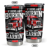 SANDJEST Truck Driver Tumbler 20oz Stainless Steel Insulated Travel Mug Cup for Men Dad Husband Trucker Gifts for Birthday Christmas Fathers Day