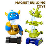 TEMI Magnet Robot Toy for Kids 3-5 Years Old - Monster Magnet Toys Stacking Transform Toys with Storage Box, Set for Boys Age 3 4 5 6 7 Years Old Boys, Christmas and Birthday Gifts