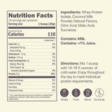 Oath Nutrition Clear Whey Isolate Protein Powder, Frosty Lemonade, 20g Complete Protein per Serving, No Added Sugar, Grass-Fed, 18 Servings