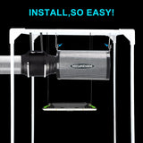 MELONFARM 6" Air Carbon Filter Smelliness Control with Australia Virgin Charcoal, Odor Removal Carbon Filter for Grow Tent, Inline Fan, Hydroponics, Pre-Filter Included, Insulated Flange 6" x 12"