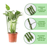 8 Pack Tomato Cage Plant Support Cages for Garden, 18 inches Tomato Trellis for Climbing Plants, Upgrade Garden Plant Stakes with Adjustable Ring, Tomato Rings for Support