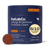PetLab Co. Allergy & Immune Probiotic Chews, 30 Soft Chews, Pork