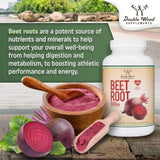 Beet Root Powder Capsules (Organic and Vegan) (210 Count, 1,000mg Per Serving) - Super Food from Beets with High Nitrate for Overall Health Support by Double Wood