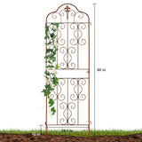 hogardeck 4 Packs 60 * 18 inch Metal Garden Trellis for Climbing Plants Outdoor,Heavy Duty,Gold Coating Rustproof Trellis for Rose, Vegetable, Flowers, Expandable,Perfect for Training Climbing Plants