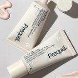 Prequel Skin Sun Barrier Mineral Sunscreen SPF 50. PA++++ Broad Spectrum Zinc Oxide Sunblock with Semi-Transparent Lightweight Texture. Moisturizing UV Defense for Face. Travel Size, 1.7oz