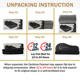 Cartizma Ergonomic Foot Rest Under Desk - Non-Slip, Adjustable, Washable Covers for Pain Relief - Office, Home & Travel