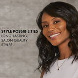 Hot Tools Pro Artist Black Gold Evolve Ionic Salon Hair Flat Iron | Long-Lasting Finish for Straightening Hair, (1-1/4 in), HT7123BG