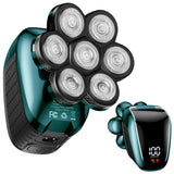 Head Shaver 7D, Wyklaus Head Shavers for Bald Men, Head Electric Razor with Nose Hair Trimmer, Waterproof Wet Dry Mens Grooming Kit