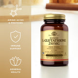 Solgar Reduced L-Glutathione 250 mg - 60 Vegetable Capsules - Antioxidant Support - Non-GMO, Vegan, Gluten Free, Dairy Free, Kosher - 60 Servings