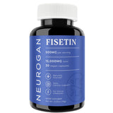 Neurogan Fisetin Supplement 500MG - 30 Count 98% Pure | Healthy-Aging & Brain Health Fisetin Capsules | Brain Supplements for Memory and Focus, Senolytic Support | Natural Polyphenols, Non-GMO