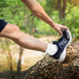 TechWare Pro Ankle Brace Compression Sleeve - Relieves Achilles Tendonitis, Joint Pain. Plantar Fasciitis Foot Sock with Arch Support Reduces Swelling & Heel Spur Pain. (White/White XXL)