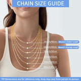 Jewlpire 14K Gold Plated Paperclip Necklace for Women, 14K Gold Plated Chain for Women 3mm Women's Chain Necklaces, Paperclip Chains 20 Inch