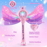 Britik Bubble Wand for Kids, LED Light Music Bubble Toys Girl Gifts Age 3+