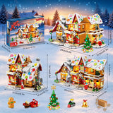 3-in-1 Advent Calendar 2026 Gingerbread House Mini Building Set with Lights