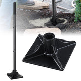 Steel Tamper Tool, Heavy Duty Garden Ground Steel Tamper Tool Kit Long Handle 58 Inch, 8x8” Square Dirt Hand Tamper Landscaping Garden Tools for Leaving Soil, Sand, Gravel, Asphalt, Driveway