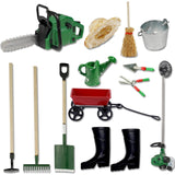 14 Pcs Miniature Fairy Garden Accessories 1/12 Miniature Gardening Tools