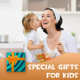 7th Hill Personalized Kids Apron for Cooking, Custom Kid Apron with Chef Hat, Toddler Cooking Apron for Girls and Boys, Baking & Painting Apron, Christmas Gift For Children