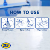 Zep Spray Mop Refill and Floor Cleaner - 1 Gallon (Case of 2) ECZUMSF1282 - Professional Grade Versatile Multi Surface Fresh Scent Cleaner and Deodorizer