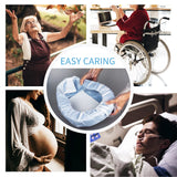 Bedpan Set with 30 Super Absorbent Pads and Disposable Liners, Bed Pans for Elderly Females Women and Men Comfortable, Thick PP Extra Large Heavy Duty by MINIVON