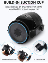 Luditek 2-Pack Portable Sound Activated Party Lights Indoor, Battery Powered/USB Dj Disco Ball Strobe Lights for Car Room, Adults Gifts, New Years Eve Party Supplies 2025 Christmas Decorations