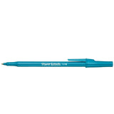 16 x Papermate Write Bros Classic Ballpoint Stick Pen, 1.0mm Medium Point, Blue Barrel/Blue Ink - Loose in Plain Packaging