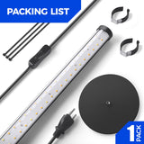 Barrina Standing Grow Light for Indoor Plants, 20W 2FT Desk LED Plant Light, Hanging and Standing, Table Top Full Spectrum Vertical Grow Lights with Stand and On/Off Switch, Ideal for Plants Growth