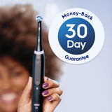 Oral-B iO Ultimate Clean Replacement Brush Heads, 5 Count, 4 Ultimate Clean + 1 Gum & Sensitive Black