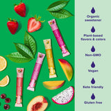 Ultima Replenisher TeaFresher Daily Electrolytes Powder and Instant Tea Mix – Sugar Free – Variety Pack, 16 Stickpacks - Hydration Packets with 4 Fruit and Tea Fusions, 6 Key Electrolytes