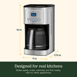 Cuisinart PerfecTemp 14-Cup Programmable Drip Coffee Maker, DCC-3200NAS
