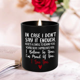 TEEZWONDER Anniversary Wedding Gifts for Women Men, Scented Candle 10 oz