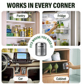 FLAWNT Fridge Deodorizer, 10-Year Odor Eliminator for Refrigerator & Freezer, No Baking Soda Needed, Long-Lasting Refrigerator Odor Eliminator, Neutralizes Food Smells, Space-Saving Kitchen Gadget