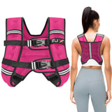 FUFF Weighted Vest 15lbWeights with Reflective Stripe, Weighted Vest for Men Women Strength Training Running Walking Jogging