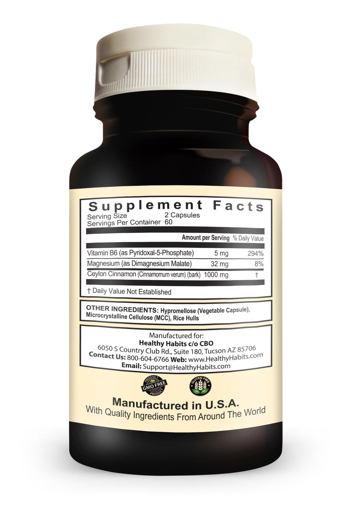 Healthy Habits StrictionBP Bottle 120 Veg Capsules