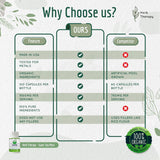 Herb Therapy Sea Moss Capsules 100 Pack - Irish Sea Moss with Bladderwrack Powder & Burdock Root Powder - Keto & Alkaline Diet Support - No Fillers Seamoss Raw Supplement