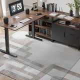 Azadx Chair Mat for Carpet 60"x 48" Large Chair Mat for Carpeted Floors, Office Chair Mat for Carpet Protector Floor Mat on Low Pile Carpets Easy Glide Rolling Plastic Desk Computer Chair Mat for Home