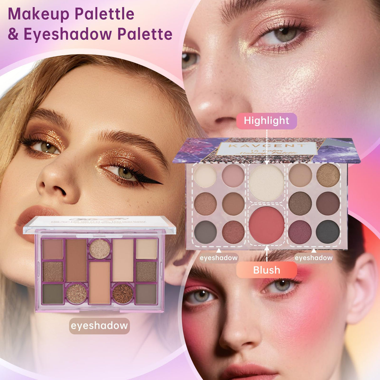 Makeup Kit for Women Teens Full Kit Makeup Set for Teenagers Eyeshadow Palette Foundation Makeup Kits for Teen Girls Makeup Gift Sets for Women Christmas Teens