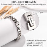 EFVISD Gift for Him Husband Bracelet Gifts Presents from Wife