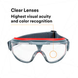 3M GoggleGear 500 Series GG501SGAF, Clear, Scotchgard Anti-fog Lens, 1 Pair