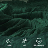 6 Pack Christmas Table Runner Emerald Green Cheesecloth 10Ft Gauze Cheese Cloth Table Runner 35x120 Inch Boho Sheer Rustic Fabric for Party Decor Baby Shower Wedding Home Holiday Decorations