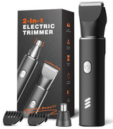 REYOLL Body Hair Trimmer for Men: Manscape Electric Razor, Versatile Hair Trimmer for Groin, Beard, Nose/Ear Hair, Waterproof & USB-C Rechargeable,Travel Lock,Christmas Gifts for Men