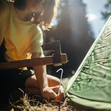 AAGUT Tent Stakes Heavy Duty Metal 9 Inch, 50 Pack Rust-Resistant Galvanized Steel Camping Stake Garden Edging Fence Hooks Yard Tent Pegs for Inflatable, Tarp, Outdoor Christmas Decorations