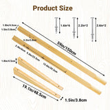 Wheelbarrow Handles Replacement Kit,59'' Wooden Wheel Barrow Parts