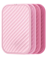TOURIT Slim Ice Packs for Lunch Boxes and Coolers, 4 Pack Reusable Lunch Box Ice Packs, Long Lasting BPA-Free Non-Toxic Freezer Packs for Lunch Bags, Travel, Picnic or Camping, Baby Pink