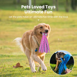 HGB Squeaky Dog Toys No Stuffing Octopus Crinkle for Large Medium Small Dog