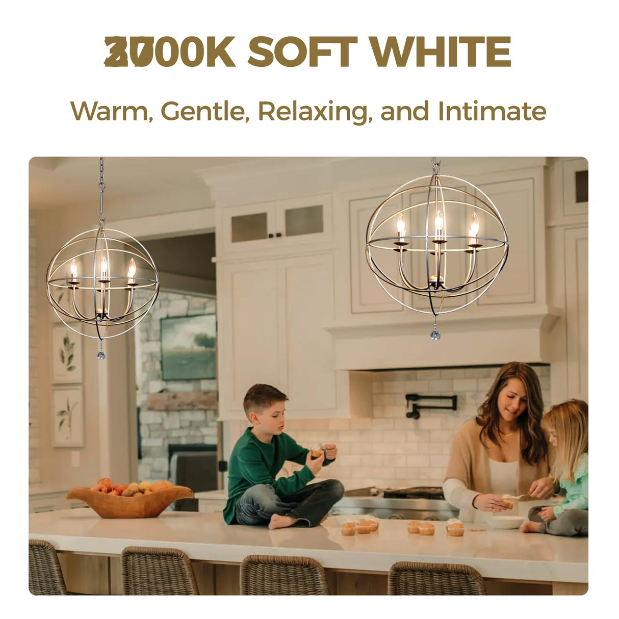 Hizashi E12 Candelabra Bulb 40 watt Equivalent, Dimmable Candelabra LED Light Bulbs Soft White 3000K, 90+CRI 4W 450LM B10 LED Candle Bulb, Candelabra Base, UL Listed, 12 Pack